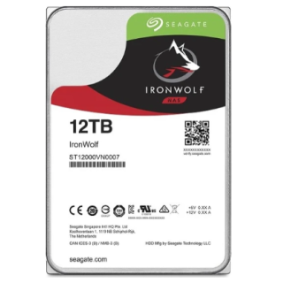 Seagate 3.5" 12 TB Ironwolf ST12000VN0007 SATA 3.0 7200 RPM Hard Disk