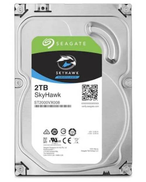 Seagate SkyHawk ST2000VX008 3.5" 2 TB 5900 RPM 64 MB SATA 3 HDD Güvenlik Diski