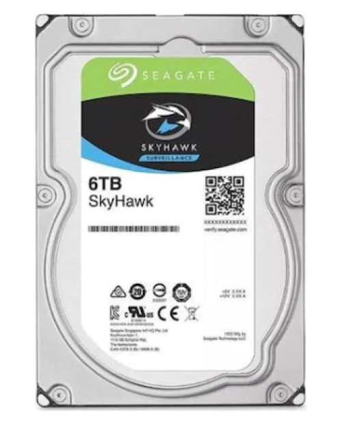 Seagate SkyHawk ST6000VX001 3.5" 6 TB 256 MB 5900 RPM HDD Güvenlik Diski