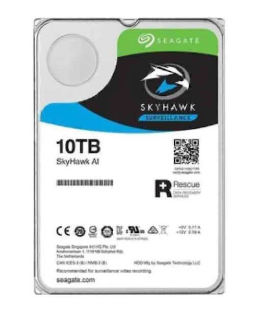 Seagate 3.5" 10 TB Skyhawk ST10000VE0008 SATA 3.0 7200 RPM Hard Disk