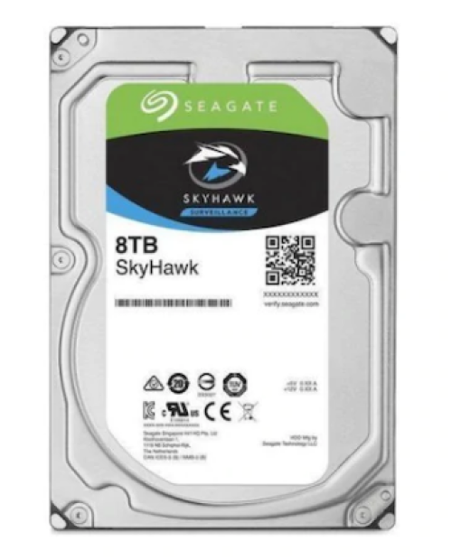 Seagate Skyhawk ST8000VX004 3.5" 8 TB 256 MB SATA 3 HDD Güvenlik Diski
