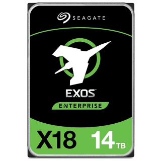 Seagate 14TB ST14000NM000J - Sata 3.5-Inch HDD Exos X18 Enterprise 512E/4KN Sata 6.0gb/s 7200RPM 256MB