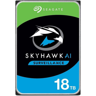 Seagate 3.5" 18 TB Skyhawk AI ST18000VE002 SATA 3.0 7200 RPM Harddisk