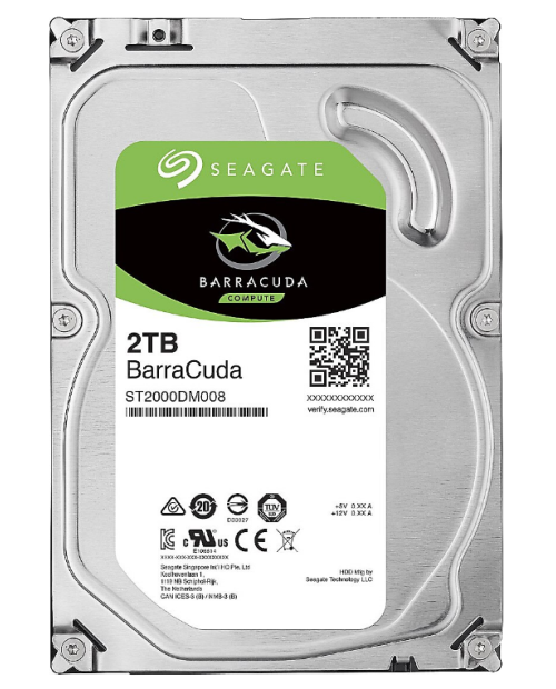 Seagate 3.5" 2 TB Barracuda ST2000DM008 SATA 3.0 7200 RPM Hard Disk