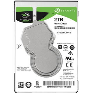 Seagate 2.5" 2 TB Barracuda ST2000LM015 SATA 3.0 5400 RPM Hard Disk