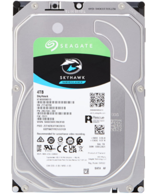 Seagate 3.5" 4 TB Skyhawk ST4000VX013 SATA 3.0 5900 RPM Harddisk