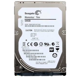 Seagate 2.5" Momentus Thin 500 GB ST500LT012 SATA 2.0 5400 RPM SATA 2.0 Hard Disk