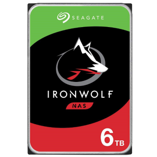 Seagate 3.5" 6 TB IronWolf ST6000VN001 5400 RPM SATA 3.0 Harddisk