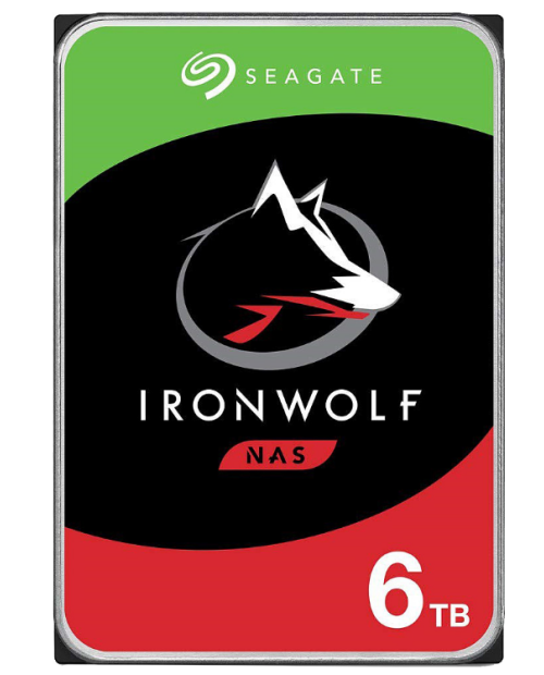 Seagate 3.5" 6 TB IronWolf ST6000VN001 5400 RPM SATA 3.0 Harddisk