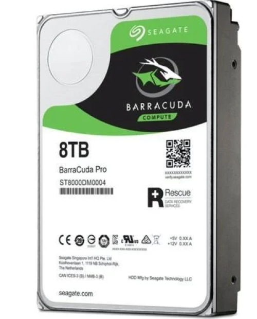 Seagate 3.5" 8 TB Barracuda Pro ST8000DM0004 SATA 3.0 7200 RPM Hard Disk