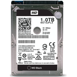 Western Digital 2.5" 1 TB Black WD10JPLX SATA 3.0 7200 RPM Hard Disk