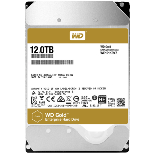 Western Digital 3.5" 12 TB GOLD WD121KRYZ SATA 3.0 7200 RPM Hard Disk