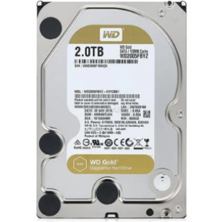 Western Digital 3.5" 2 TB GOLD WD2005FBYZ SATA 3.0 7200 RPM Hard Disk