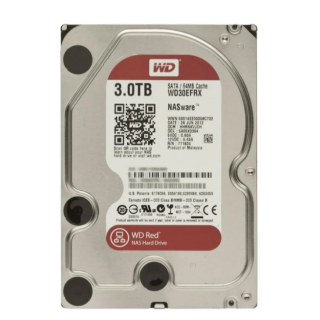 Western Digital 3.5" 3 TB Red NAS WD30EFRX SATA 3.0 5400 RPM Hard Disk