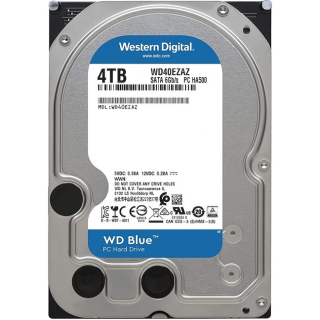 Western Digital 3.5" 4 TB Blue WD40EZAZ SATA 3.0 5400 RPM Harddisk