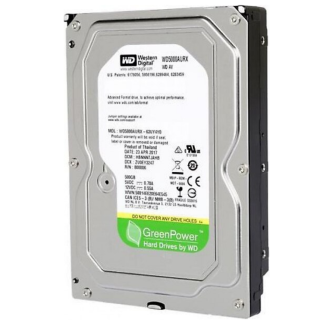 Western Digital 3.5" WD5000AURX 500 GB SATA 3.0 5400 RPM Hard Disk