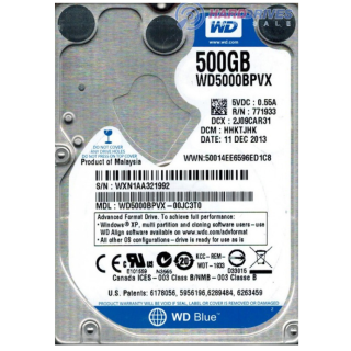 Western Digital 500 GB Blue WD5000BPVX Hard Disk