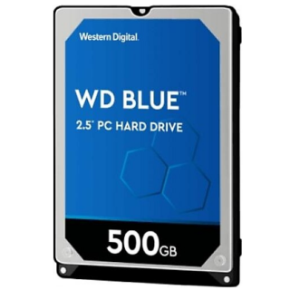Western Digital 2.5" 500 GB Blue WD5000LPZX SATA 3.0 5400 RPM Harddisk