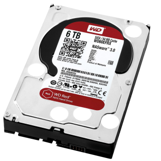 Western Digital 3.5" 6 TB Red Nas WD60EFRX SATA 3.0 5400 RPM Hard Disk
