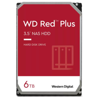 Western Digital 3.5" 6 TB Red Plus WD60EFZX SATA 3.0 5640 RPM Harddisk