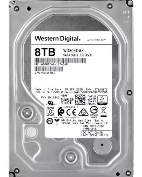 Western Digital 3.5" 8 TB WD80EDAZ SATA 3.0 Harddisk