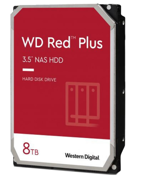 Western Digital 3.5" 8 TB Red WD80EFBX SATA 3.0 7200 RPM Harddisk