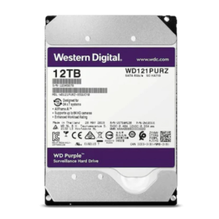 Western Digital 3.5" 12 TB Purple WD121PURZ SATA 3.0 7200 RPM Hard Disk