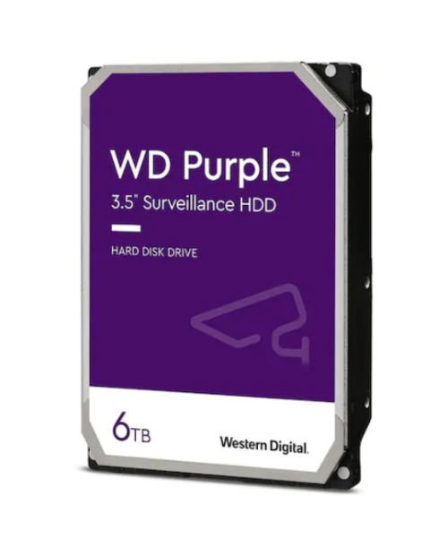 WD Purple WD62PURZ 3.5" 6 TB 5400 RPM SATA 3 HDD Güvenlik Diski