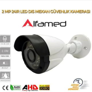 2MP AHD IR CAM 3.6MM 24 LED Bullet Güvenlik Kamerası AL-9520 