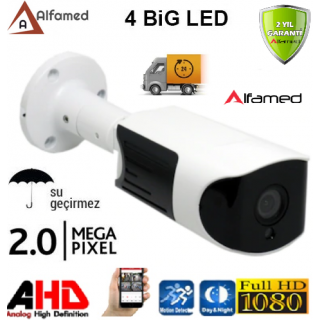 2MP 4 ATOM LED GÜVENLİK KAMERASI ALFAMED AL-1145