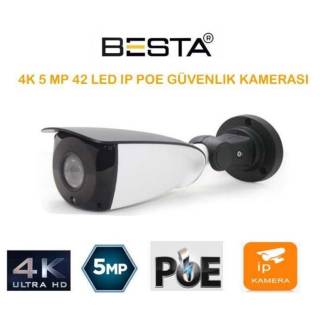 5MP 4K IP 42 LED POE BULLET GÜVENLİK KAMERASI RMP-1456