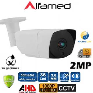 2 MP 1080P 36 LED 3.6 MM Lens AHD Güvenlik Kamerası