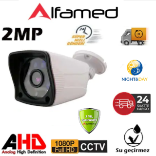 Alfamed 6 Atom Led AHD 2MP FULL HD Güvenlik Kamerası AL-9138