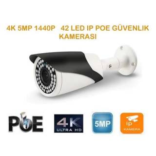 5 MP 1440P 42 LED 3.6 MM DIŞ MEKAN POE IP GÜVENLİK KAMERASI RMP-1426