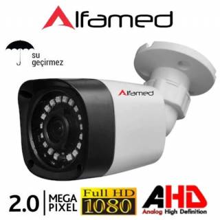 2 MP 1080P Plastik Kasa AHD Güvenlik Kamerası ALFAMED AL-1546