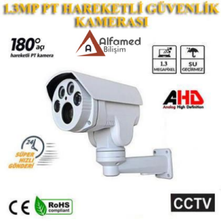 ALFAMED 1,3 MP AHD Motorize PT 4 Atom Led Güvenlik Kamerası