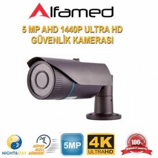 ALFAMED 5MP AHD IR CAM 3.6MM 42LED AHD Güvenlik Kamerası ALFA-1135