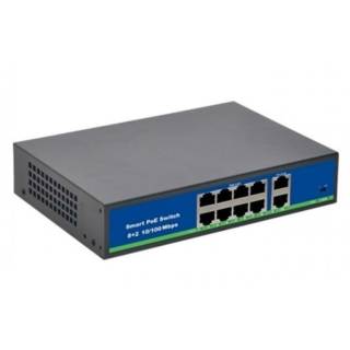 Karer KR-08F2BE 8+2 Poe Port PoE Switch 10/100