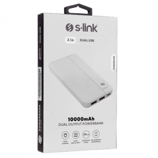 S-Link IP-G10D 10.000mAh MİCRO USB+TYPE-C 2 USB PORT TAŞINABİLİR POWER BANK ŞARJ CİHAZI
