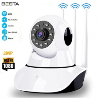 Kablosuz IP Kamera 1080p 2MP 3 Antenli BB-1603