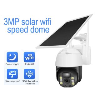 3MP Solar Wifi Speed dome Güvenlik Kamerası DL-190W