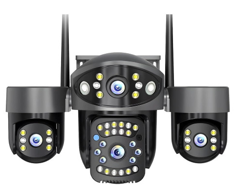 ARNA 3+3+3+3 MP 4 KAMERALI KABLOSUZ WİFİ MOTORİZE GÜVENLİK KAMERASI AR-75W