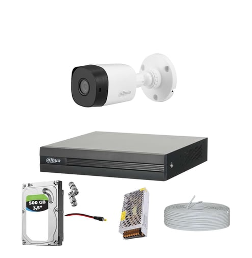 Dahua 1 Kameralı Ahd/ Hdcvı Set Full Herşey Dahil