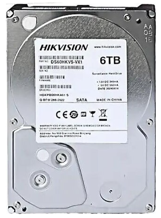 Hikvision DS60HKVS-VX1 SATA 3.0 5400 RPM 3.5" 6 TB Harddisk