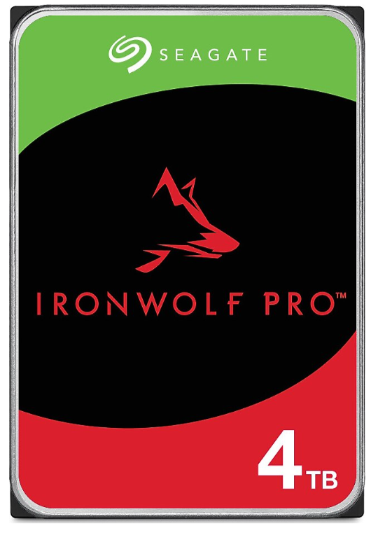 4 TB SEAGATE 3.5 IRONWOLF PRO SATA3 7200RPM 256MB ST4000NT001