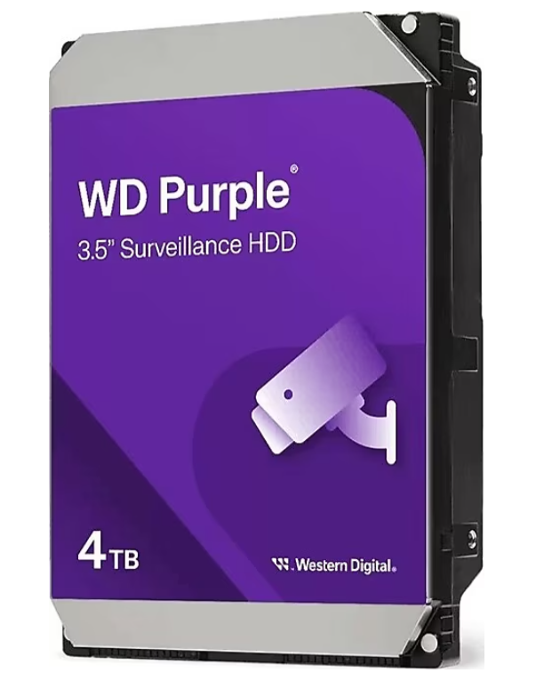 4 TB WD 3.5 PURPLE SATA3 5400RPM 128MB 7/24 GUVENLIK WD44PURZ