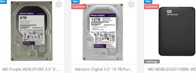 harddisk fiyatları en ucuz