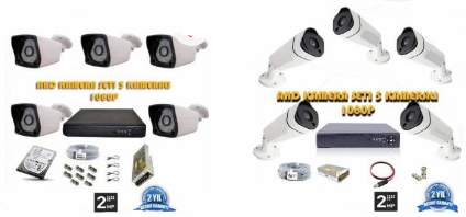 5 kameralı güvenlik sistemi