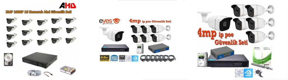 güvenlik kamera paketleri güvenlik kamera paketleri