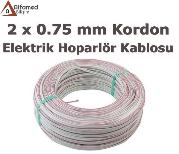 2 X 0,75 100 METRE ELEKTRİK VE HOPARLÖR KABLOSU